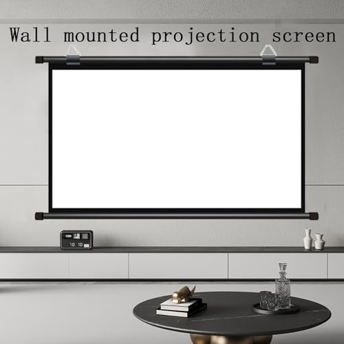 Pantalla de proyector manual 72 pulgadas 16:9 portátil miniatura 2