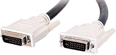 C2G 0.5m DVI-I Male to Male DVI-I Dual Link Video Monitor Display Cable