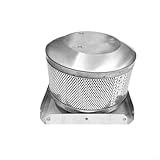 HOHOVYVY Brennnetz,Hochtemperaturbeständiges Verbrennungsnetz Außenturm Gasnetz Edelstahl