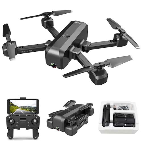 HaiMa Sg706 Wi-Fi Fpv Foldable Rc Quadcopter Drone Con Hd Camera Toys Optical Flow Positioning - 1080P Con Foam Box China