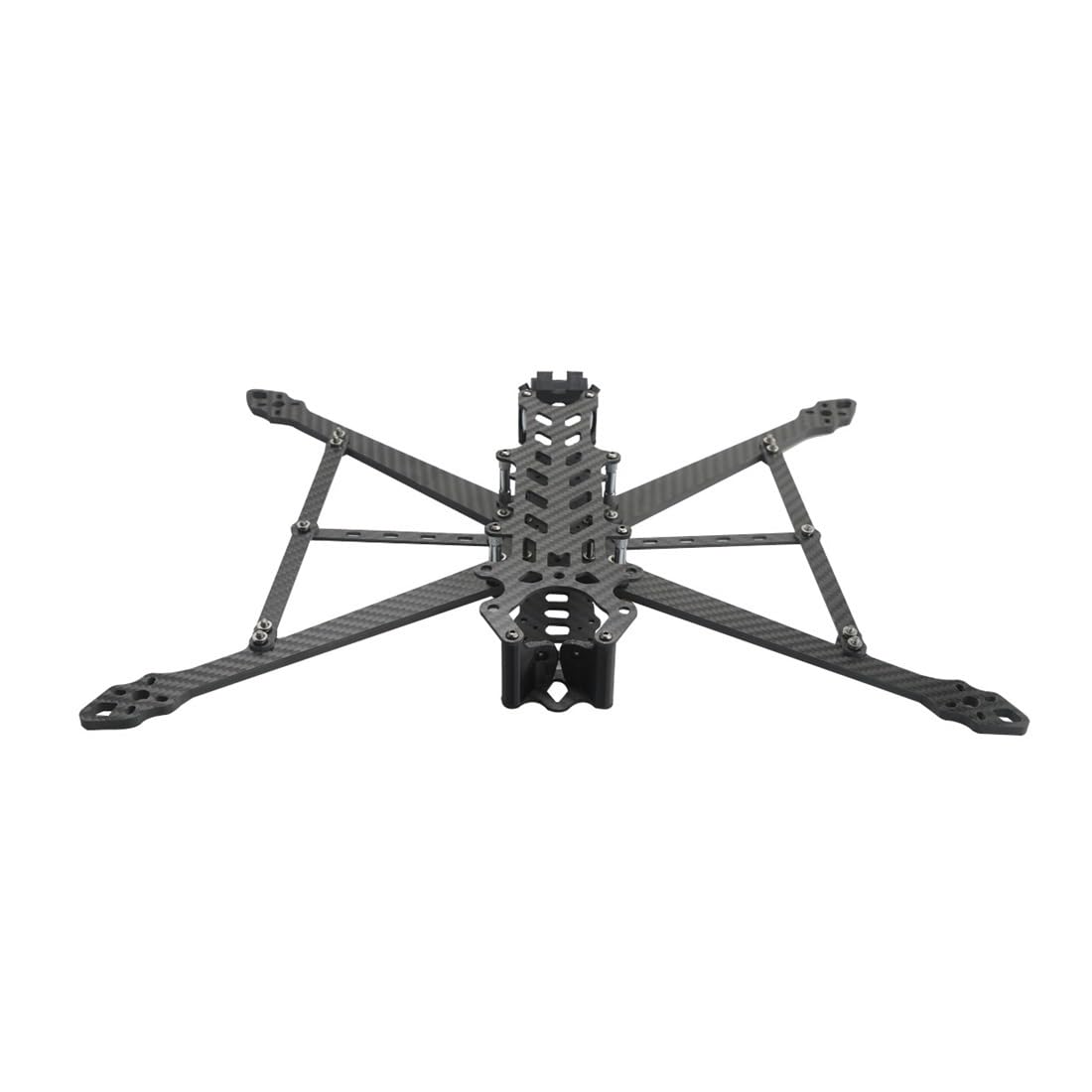 Adatto for RC FPV Freestyle Long Range Racing Drone DF-V2 FPV Drone Frame KIT 8/9/10 pollici 367/387/427mm in fibra di carbonio(9 inch 387mm)