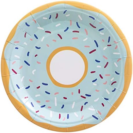 Graphique 7 inch paper plate, Donut