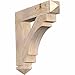 Ekena Millwork BKT06X32X32MRC03SDF Merced Arts & Crafts Smooth Bracket, 5.5" Width x 32" Depth x 32" Height, Douglas Fir