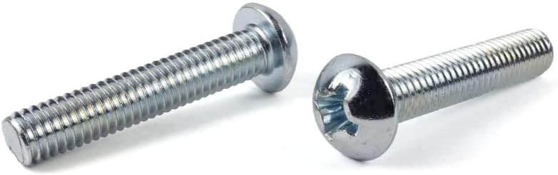 12-24 x 4 Machine Screws/Phillips/Round Head/Steel/Zinc / 500 Pc. Carton