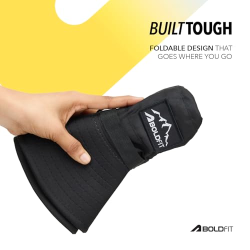 Image of Boldfit Unisex Sun Hat for Men & Women with UPF Protection Wide Brim Outdoor Adjustable Fit, Breathable Fabric, Moisture-Wicking & Packable Design-Ideal for Hiking, Trekking, Fishing, Beach & Travel