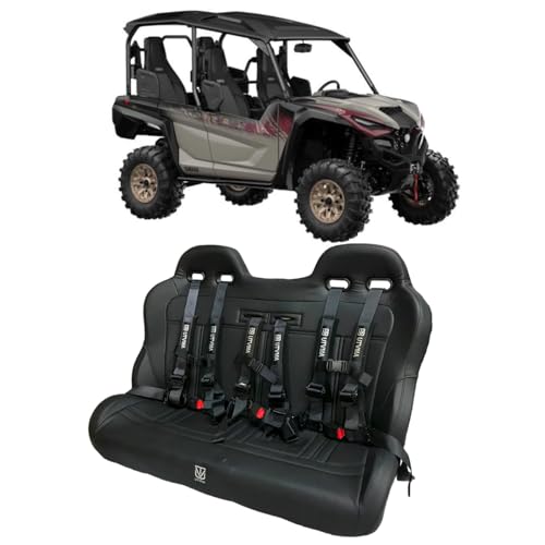 Yamaha Wolverine RMAX/X4 Rear Bench Seat with (3) 4-Point Harness (2018-2024)