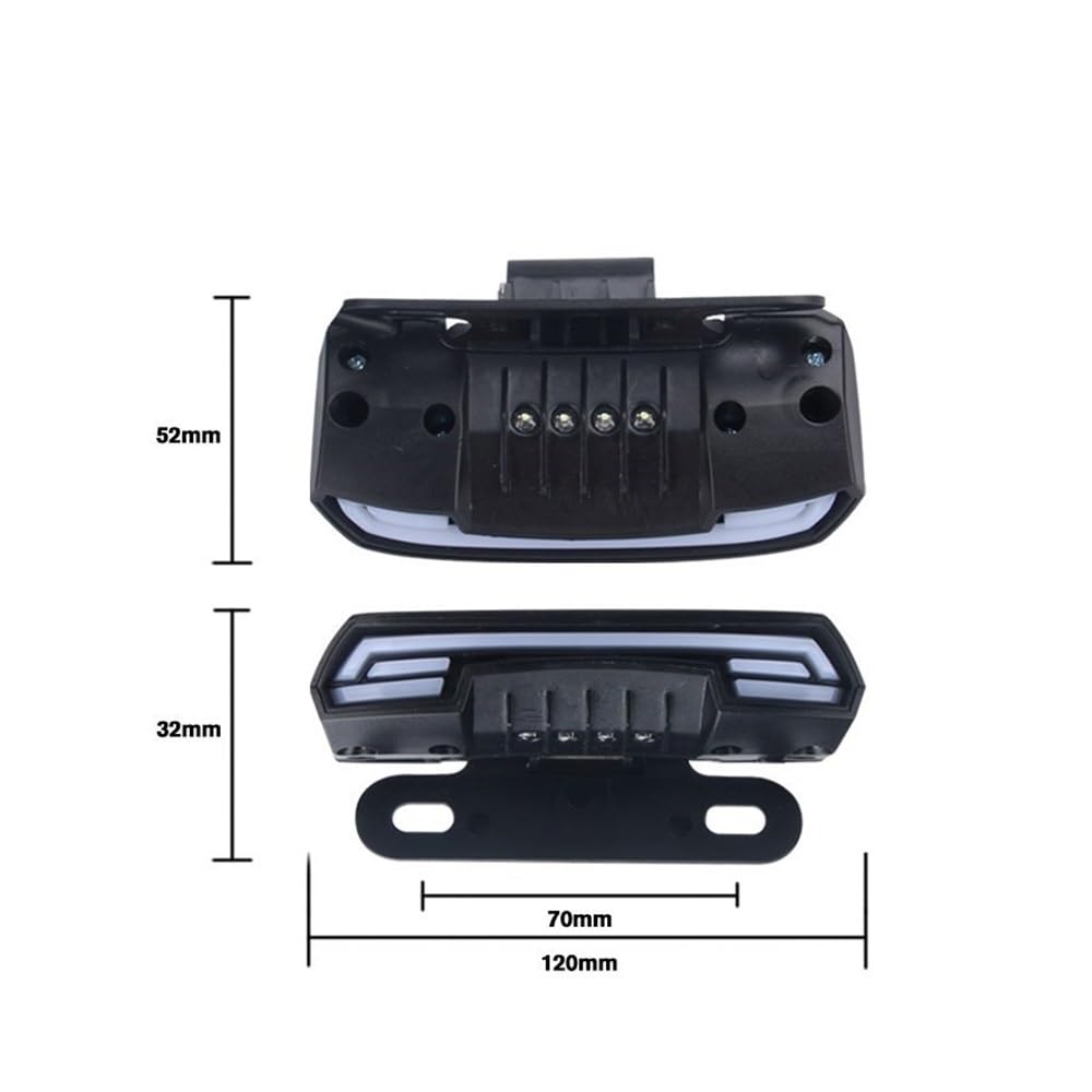 Luces Señal Giro Luces De Matrícula Para Motocicleta, Scooter