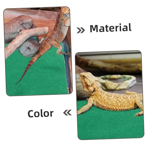 Alfombrilla cálida para reptiles pequeña verde miniatura 4