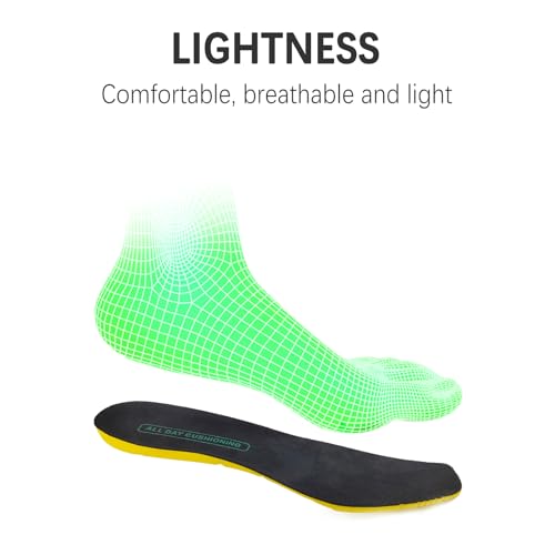 Image of Shoe Insoles Replacement for Ariat Men's Shoes, Memory Foam Square Toe Footwear Inserts for Comfortable Light-Weight and Cushion Shock Absorbing (Men9.5)