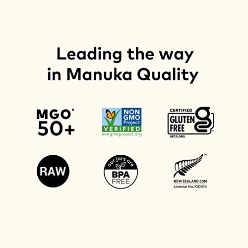 Comvita MGO 50+ Raw Multifloral Manuka Honey I New Zealand's #1 Manuka Brand I Authentic | Non-GMO Superfood for Everyday Wellness I 8.8 oz