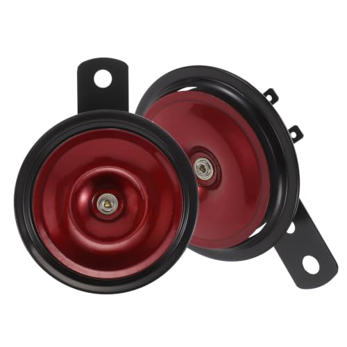 Bocina para Scooter y Coche 12v POPETPOP Kit de 2 Altavoces Eléctricos de Plástico y Aleación