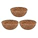 Produktbild Koomuao 3 Stücke Kokoseinlage Ø20cm/Ø25cm/Ø30cm Ø35cm Runde Coco Kokos Liner Ersatzeinlage Hanging Basket für Hängekörbe und Anderen Pflanzgefäßen (8 inch)