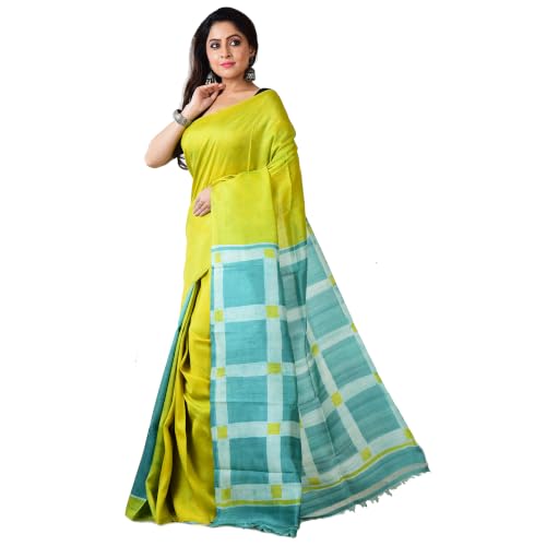 3stones pure silk saree in pure silk – image 3