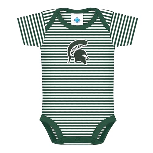 Image of College Baby NCAA Infant Striped Bodysuit Short Sleeve - Unisex, (0-12 Mos)