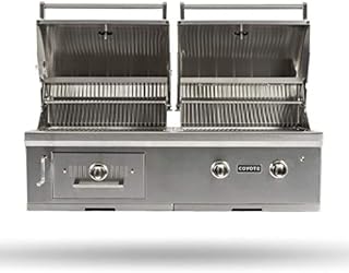 Coyote 50-Inch Built-in Natural Gas/Charcoal Dual Fuel Hybrid Grill - C1HY50NG