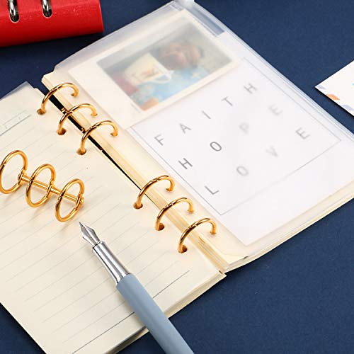 Livre anneaux en métal doré 20mm pour reliure de documents premium - 7