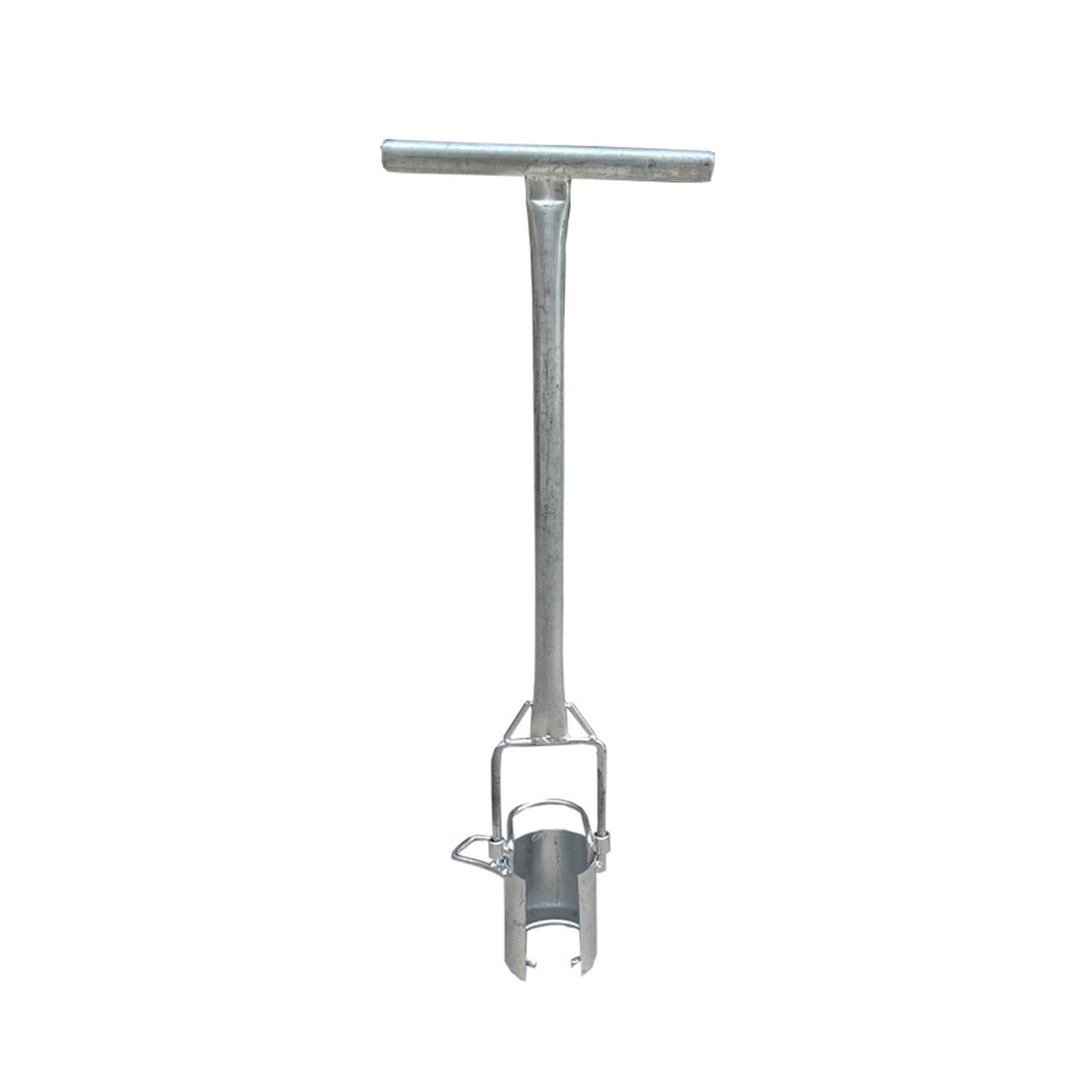 Outil de Transplantation de Bulbes Jardinage Long Manche Acier Inoxydable 9.84x32.68 pouces pour Plantation Semis Légumes