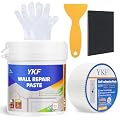 YKF Drywall Repair Kit - 18 OZ Spackle Wall Repair with Self Adhesive Mesh & Scraper for Holes, Cracks - Quick and Easy Wall Surface Fix Solution