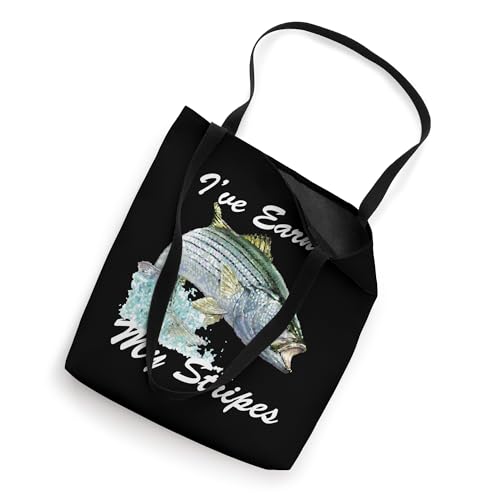 Bolso Tote con diseño de pesca Striped Bass Rockfish miniatura 2