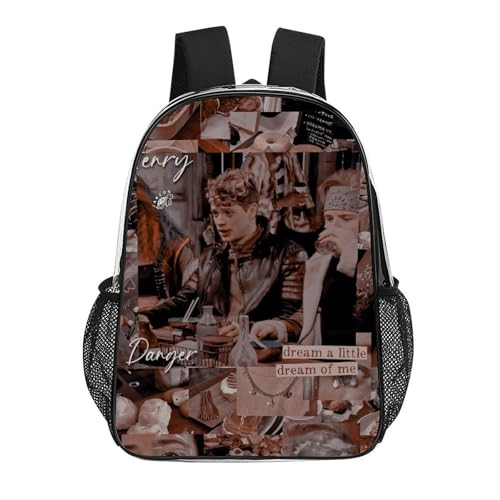 IZIWDORW Jace Norman Decke - Mochila de PVC resistente, transparente, impermeable, para la escuela