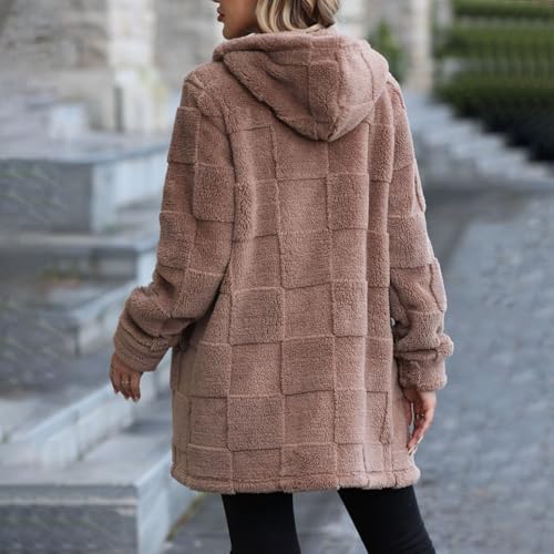 Coupe ample confortable pour cette veste polaire mi-longue style jacquard chic - 4