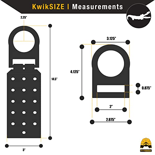 Image of KwikSafety - Charlotte, NC - GATOR [COMBO] Temporary Reusable Roof Anchor + 50' Vertical Lifeline Rope Assembly ANSI Tested OSHA Compliant PPE Fall Protection System D Ring Fall Arrest Equipment