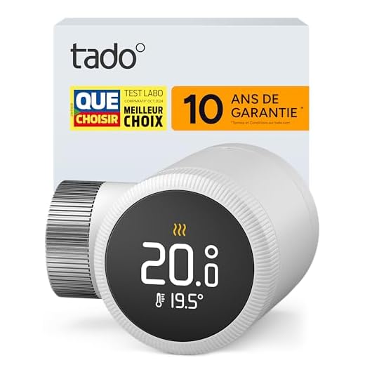 tado° Smart Thermostat X, commande du radiateur via l’application et l’enceinte connectée (Alexa, Siri, Google Assistant), installation DIY, pas compatible avec tado° V3+