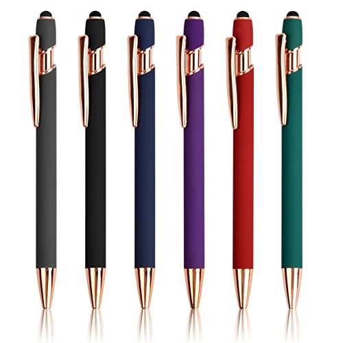 6 Stück Eingabestift Stylus Pen Touchscreen Stift Tablet Stift Kugelschreiber mit Touchpen Universal Gummi Touch Pen für iPhone Pro Air Mini Samsung Galaxy Huawei Tablets und Alle Smartphone 6 Stück Eingabestift Stylus Pen Touchscreen Stift Tablet Stift Kugelschreiber mit Touchpen Universal Gummi Touch Pen für iPhone Pro Air Mini Samsung Galaxy Huawei Tablets und Alle Smartphone