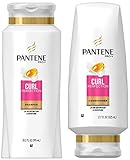 Pantene Pro-V Haircare - Curl Perfection - Shampoo (20.1 FL OZ) & Conditioner (17.7 FL OZ) Set - One (1) Set