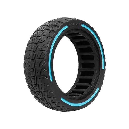 Pneu plein scooter électrique 8.5 pouces bleu pour remplacer vos pneus crevés