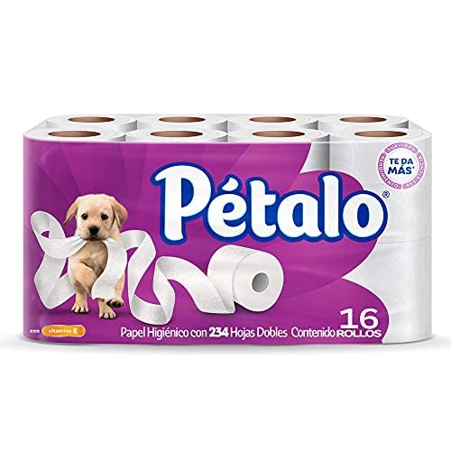 Productos De Papel Para El Hogar, Drugstore Pétalo Ultra Jumbo Papel Higiénico con Hojas Dobles 16 Rollos + Elote Dorado La Costeña 410 g