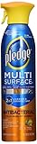 Pledge Multi Surface Antibacterial Cleaner Antibacterial Citrus Scent Aerosol Can 9.7 oz