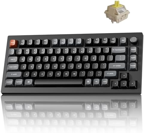 Keychron V1 Ultra 8K Polling Rate Wireless (2.4 GHz & Bluetooth) ...