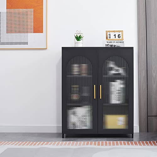 Vasaaosd Buffet Cabinet With Storage,Metal Storage Cabinet With Doors And Shelves,Kitchen Pantry Storage Cabinet,Buffets & Sideboards,Coffee Bar Cabinet,Sideboard Cabinet #TOP4