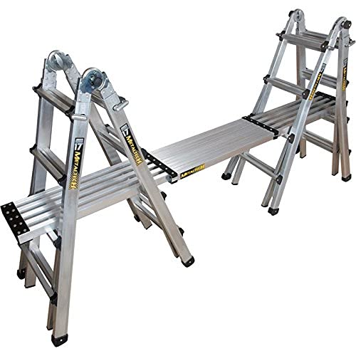 Metaltech M-Pep7100Al 13 Ft. Aluminum Telescoping Work Plank With 250 Lb. Load Capacity #TOP3