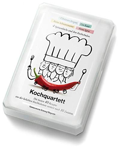 Preisvergleich Produktbild Kochquartett: 40 hochwertige Rezeptkarten in einer Kartenbox