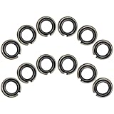 Vaguelly 12 Stück Sicherungsring für Elektrischen Schlagschrauber mit Eisen und Gummimaterial Einfach zu Montieren Langlebig und Professionell für Werkstattgebrauch