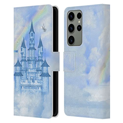 Funda de cuero para Samsung Galaxy S23 Ultra 5G ideal para llevar tus tarjetas con estilo artístico