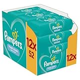 12x Pampers Billtücher Fresh Clean 52 Tücher