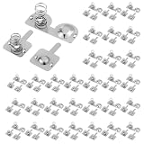 Alrhso 10Pairs Battery Springs AA Battery Contact Plate Replacement Batteries Compartment Replacement Negative to Positive Conversion Spring Contact Plate, 13x13mm, 11x28mm