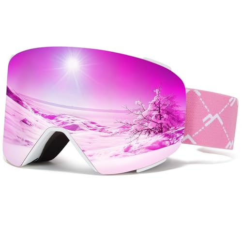 VCOROS (���B�R���X) ���C�X�L�[�S�[�O�� �N�C�b�N�X���b�v�����Y�t�� �܂�~�� �X�m�[�S�[�O�� OTG�f�U�C�� UV400 �v���e�N�V���� �X�m�[�{�[�h�S�[�O�� �j�����p (�z���C�g�t���[�� REVO�s���N)