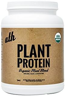 ATH Organic Plant Protein, 30 Servings, Vanilla, 1.98 lb.