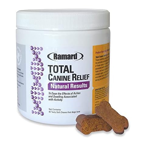 Ramard Total Canine Relief - Tasty Soft Chews for Total Canine Relief: Muscle Formula, Joint Care, and More - Healthy Chewable Tablets for Daily Wellness and Agility Support - 45 Chews Cover