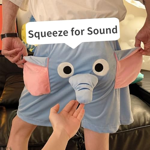 Elephant Trunks Pajamas, Jumbo Pajamas, Funny Elephant Shorts, Cute Pajamas for Men Women, Couple Homewear2