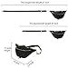 Bum Bag Plus Size Fanny Pack Belt Bag for Women, Fashion Waist Pack with Adjustable Strap, Travel Crossbody Bags Chest Bag (Fashion-Dark Blue)