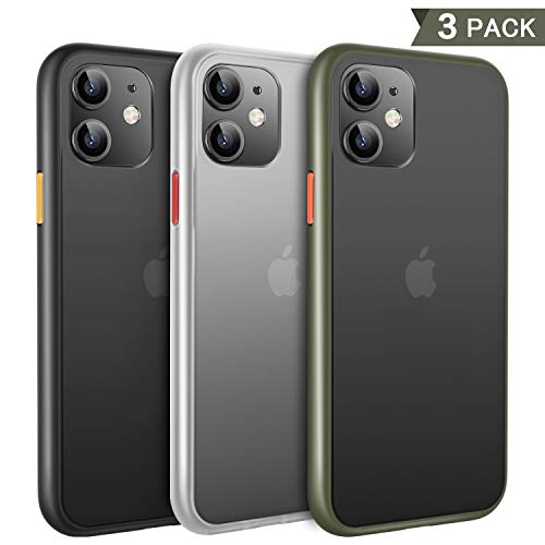 BLAVOR iPhone 11 Hülle für 15,2 cm (6,1 Zoll) 2019, matt, stoßfest, Anti-Fingerabdrücke, harte PC + weiches TPU