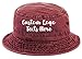 INK STITCH Custom 1505 Denim Washed Design Your Own Logo Texts Stitching Bucket Hats (as1, Alpha, s, x_l, Burgundy, Large-Extra Large)