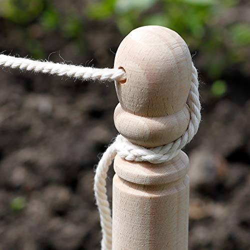 Schnur gedreht, Baumwolle, 100 g, Ø 3 mm, Ecru – 35 m