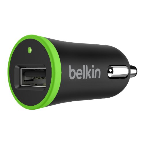 image for Belkin MiXiT Car Charger + Micro USB Cable, 4 Feet (Black)