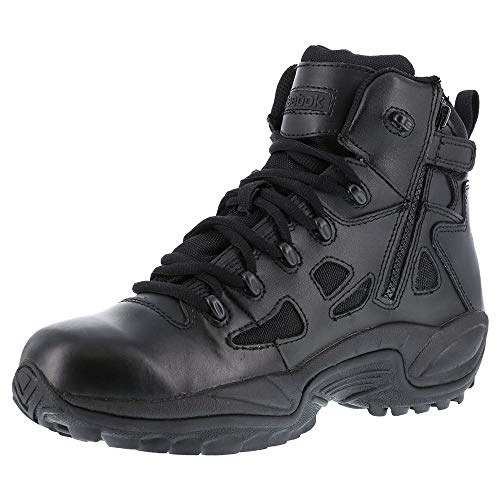 Reebok Men's Rapid Response Rb Rb8695-m Stealth 6” Boot with Side Zipper Desert Tan Soft Toe Hiking Shoe3